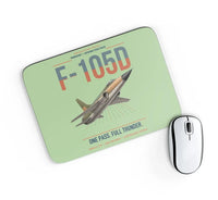 Thumbnail for F-105D Thunderchief design on light green rectangle mouse pad