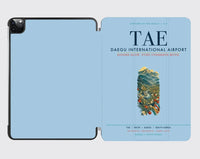 Thumbnail for Daegu International Airport (TAE) design on light blue ipad tablet case
