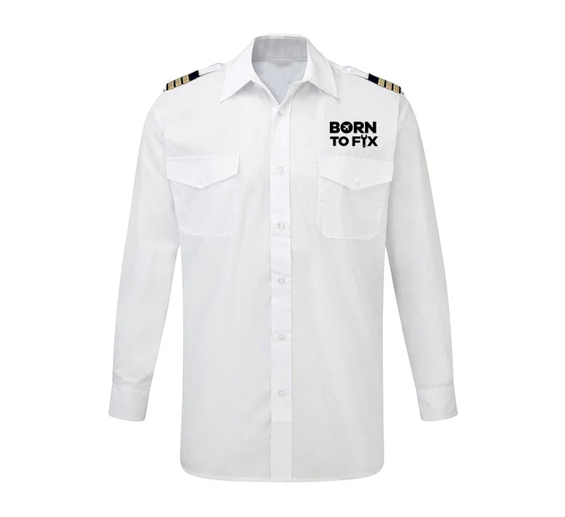 Customisable Born To Fix Airplanes Shirt - view 4