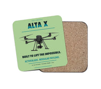 Thumbnail for Freefly Alta X design on light green 1 piece coaster