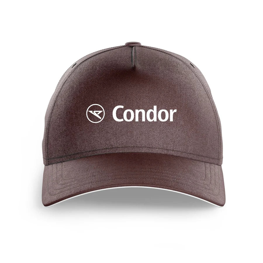 Condor Air logo printed on brown cap