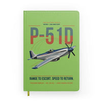 Thumbnail for P-51D Mustang design on light green notebook