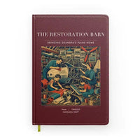 Thumbnail for VINTAGE G4143 - The Restoration Barn - Designed Notebooks design on darkred