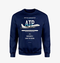 Thumbnail for British Aerospace ATP design on navy blue sweatshirt