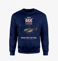 Thumbnail for Robinson R66 design on navy blue sweatshirt