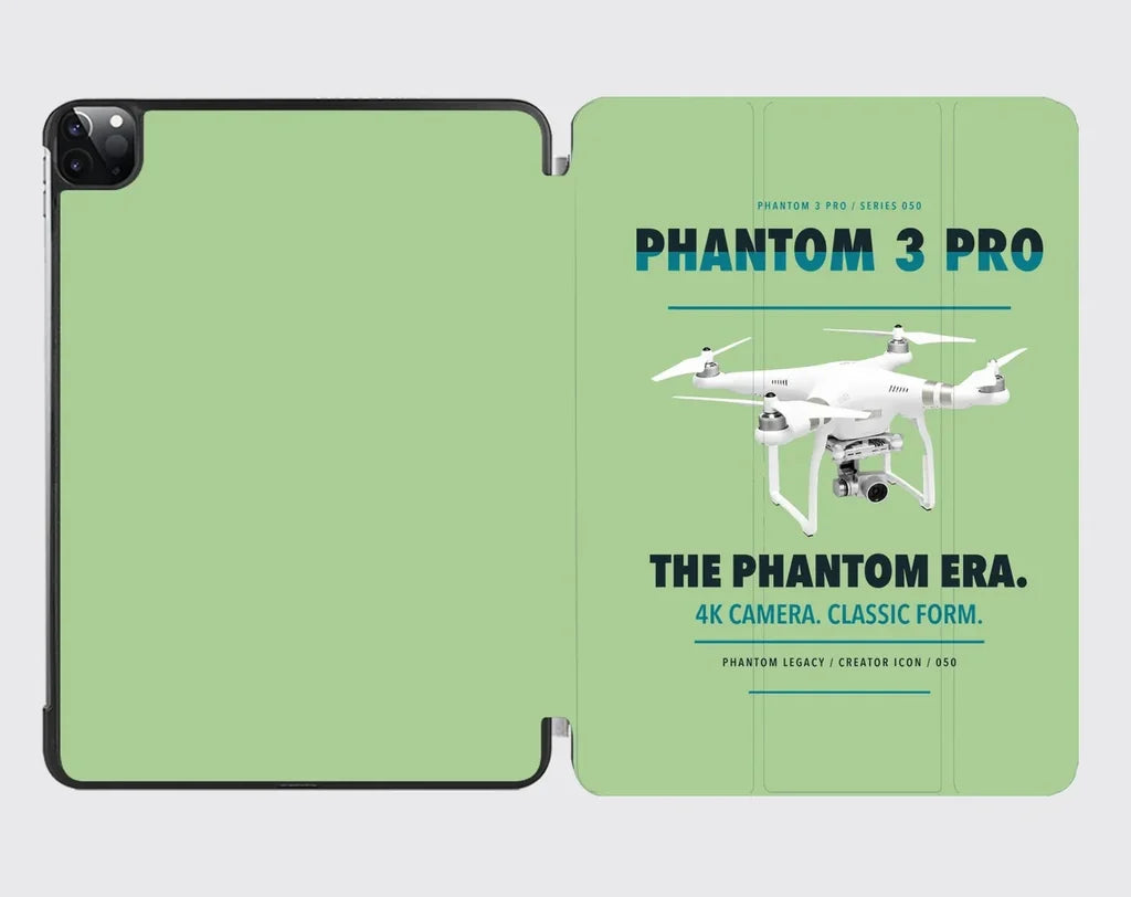 DJI Phantom 3 Professional design on light green ipad tablet case