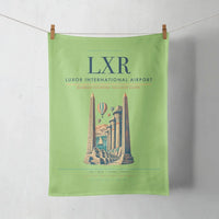 Thumbnail for Luxor International Airport (LXR) design on light green towel