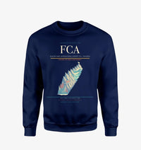 Thumbnail for Glacier Park International Airport (FCA) design on navy blue sweatshirt
