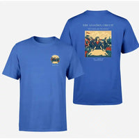 Thumbnail for VINTAGE G4164 - The Aviatrix Circuit - Double-Side T-Shirt design on blue double side t shirt