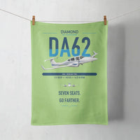 Thumbnail for Diamond DA62 design on light green towel