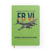 Thumbnail for de Havilland Mosquito FB VI design on light green notebook