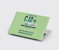 Thumbnail for Cessna Citation CJ2+ design on light green MacBook case