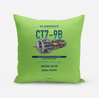 Thumbnail for CT7-9B design on light green pillow