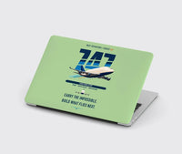 Thumbnail for Boeing 747-400 Dreamlifter design on light green MacBook case