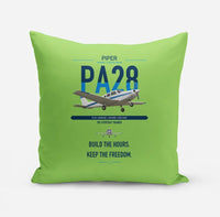 Thumbnail for Piper PA-28 Cherokee design on light green pillow