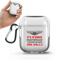 Thumbnail for Flying One Ball AirPods transparent case - With Buckle