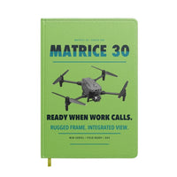 Thumbnail for DJI Matrice 30 design on light green notebook