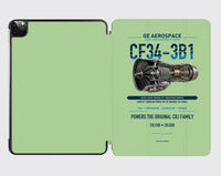 Thumbnail for CF34-3B1 design on light green ipad tablet case