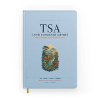 Thumbnail for Taipei Songshan Airport (TSA) design on light blue notebook
