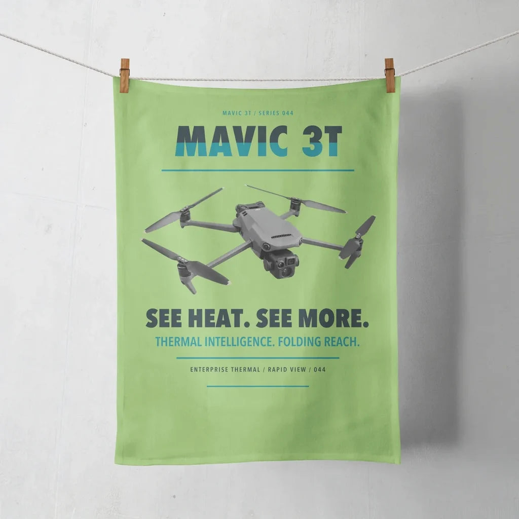 DJI Mavic 3 Thermal design on light green towel