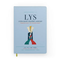 Thumbnail for Lyon-Saint Exupéry Airport (LYS) design on light blue notebook