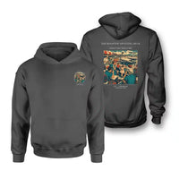 Thumbnail for VINTAGE G4221 - The Rooftop Spotting Deck - Double-Side Hoodie design on darkgray double side
