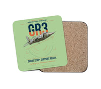 Thumbnail for Hawker Siddeley Harrier GR3 design on light green 1 piece coaster