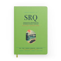 Thumbnail for Sarasota Bradenton International Airport (SRQ) design on light green notebook
