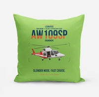 Thumbnail for Leonardo AW109SP GrandNew design on light green pillow