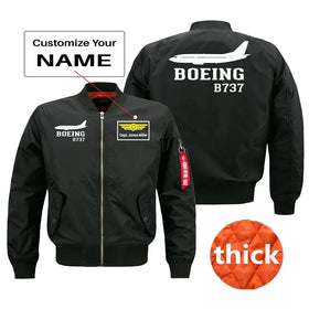 Boeing 737 Printed Pilot Jackets (Customizable)