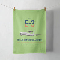 Thumbnail for E-3 Sentry AWACS design on light green towel