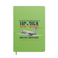 Thumbnail for UC-35A Citation Ultra Rapid Utility Airlift design on light green notebook