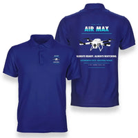 Thumbnail for Percepto Air Max design on blue polo