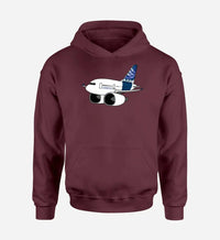 Thumbnail for Cartoon Airbus A330 - Dark Red