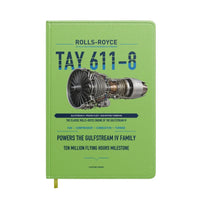 Thumbnail for TAY 611-8 design on light green notebook