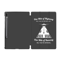 Thumbnail for One Mile of Runway Will Take you Anywhere - Samsung Tablet - Gray