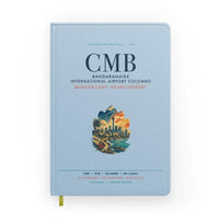 Thumbnail for Bandaranaike International Airport Colombo (CMB) design on light blue notebook