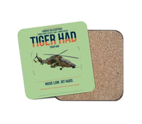 Thumbnail for Airbus Helicopters Tiger HAD design on light green 1 piece coaster
