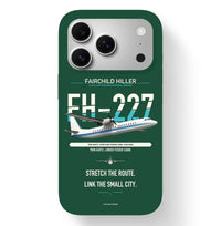 Thumbnail for Fairchild Hiller FH-227B Case design on dark green iphone case