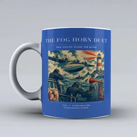Thumbnail for VINTAGE G4437 - The Fog Horn Duet - Ceramic Mug design on blue