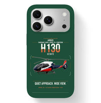 Thumbnail for Airbus H130 design on dark green magsafe iphone case, for iPhone 17 Pro