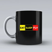Thumbnail for Customisable Eat Sleep Fly Mug - view 4