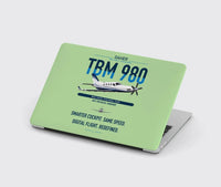 Thumbnail for Daher TBM 980 design on light green MacBook case