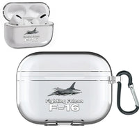 Thumbnail for The Fighter Jet 16 AirPods Pro transparent case - With Buckle