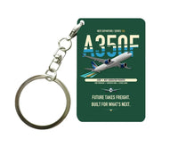 Thumbnail for Airbus A350F Key Chain design on dark green key chain