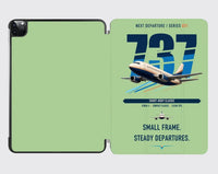 Thumbnail for Boeing 737-500 Classic design on light green ipad tablet case