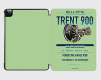 Thumbnail for TRENT 900 design on light green ipad tablet case