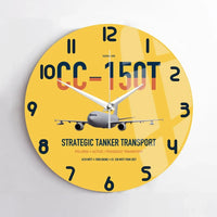 Thumbnail for Airbus CC-150T Polaris design on yellow no frame wall clock