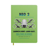 Thumbnail for DJI Neo 2 design on light green notebook