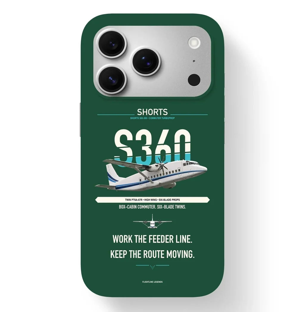 Shorts 360-300 Case design on dark green iphone case